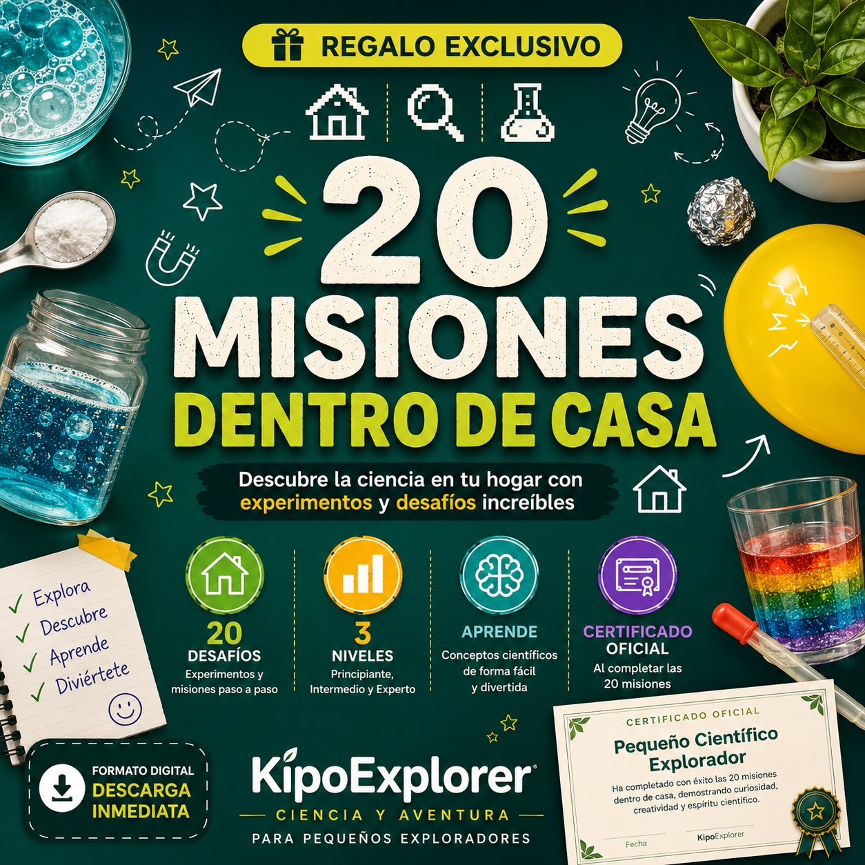 Desafío 20 Misiones Dentro de casa